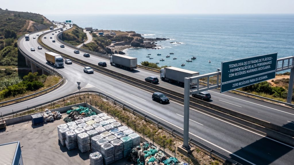 Escócia e Países Baixos começam a pavimentar ruas inteiras usando lixo plástico triturado que dura 3 vezes mais que o alcatrão normal