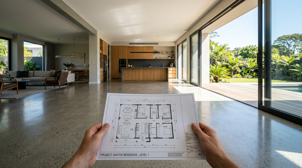 Fundação tipo Radier vira o trunfo para iniciar obras residenciais em tempo recorde, reduzindo custos de escavação em terrenos planos