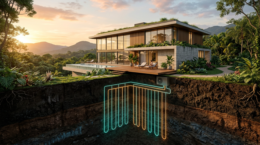 A solução de engenharia mais sustentável do Brasil para climatizar casas usando o calor do solo