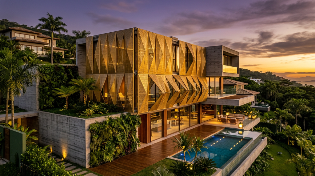 A tecnologia de sombreamento mais avançada do Brasil para um projeto de casa com conforto térmico