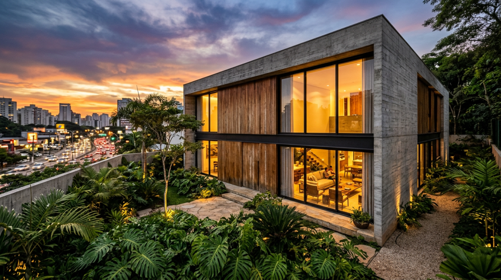 A ciência por trás do silêncio absoluto no projeto de casa que redefine o conforto urbano moderno