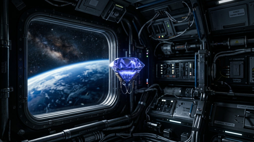 A bateria de diamante atômico que dura 5 mil anos vira o trunfo para monitorar poços de petróleo e satélites sem nunca precisar de recarga