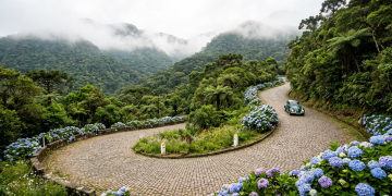 2. Estrada da Graciosa (PR) mantém em 2026 o charme do paralelepípedo colonial e a névoa constante da Mata Atlântica — Rodovia PR-410