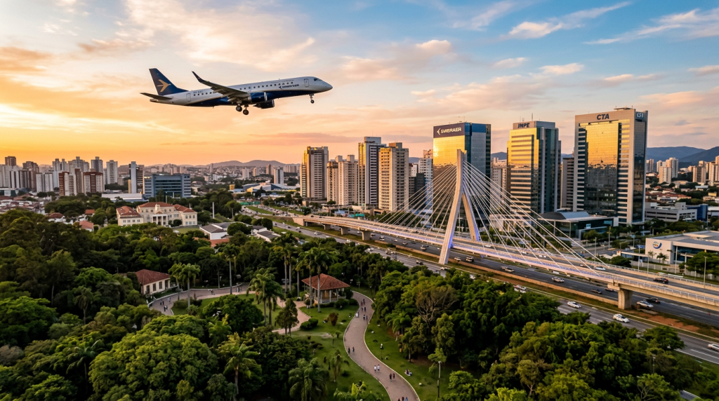 São José dos Campos (SP) se consolida em 2026 como o polo aeroespacial que oferece salários de capital com a tranquilidade do interior