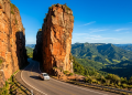 Serra do Corvo Branco (SC) entrega o maior corte em rocha arenítica do Brasil e vira o portal para o frio extremo da Serra Catarinense