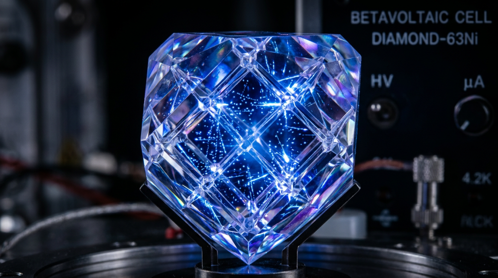 A bateria de diamante atômico que dura 5 mil anos vira o trunfo para monitorar poços de petróleo e satélites sem nunca precisar de recarga