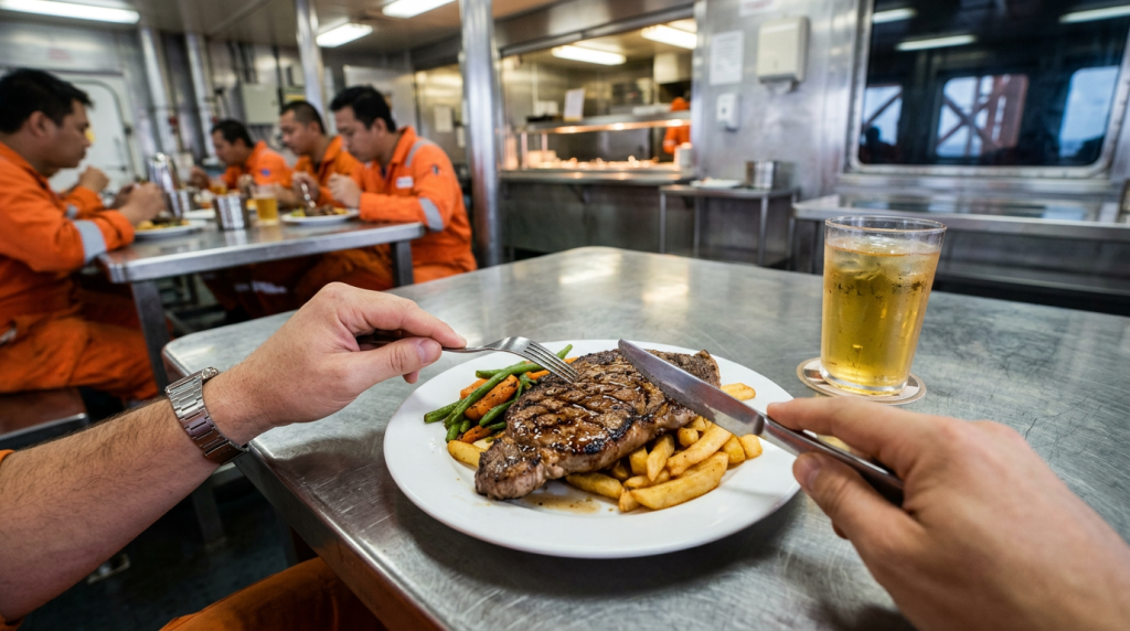 Além de alimentar centenas de pessoas, esse profissional entrega o "conforto de casa" através da gastronomia, sendo essencial para a saúde mental e o bem-estar da tripulação em isolamento.