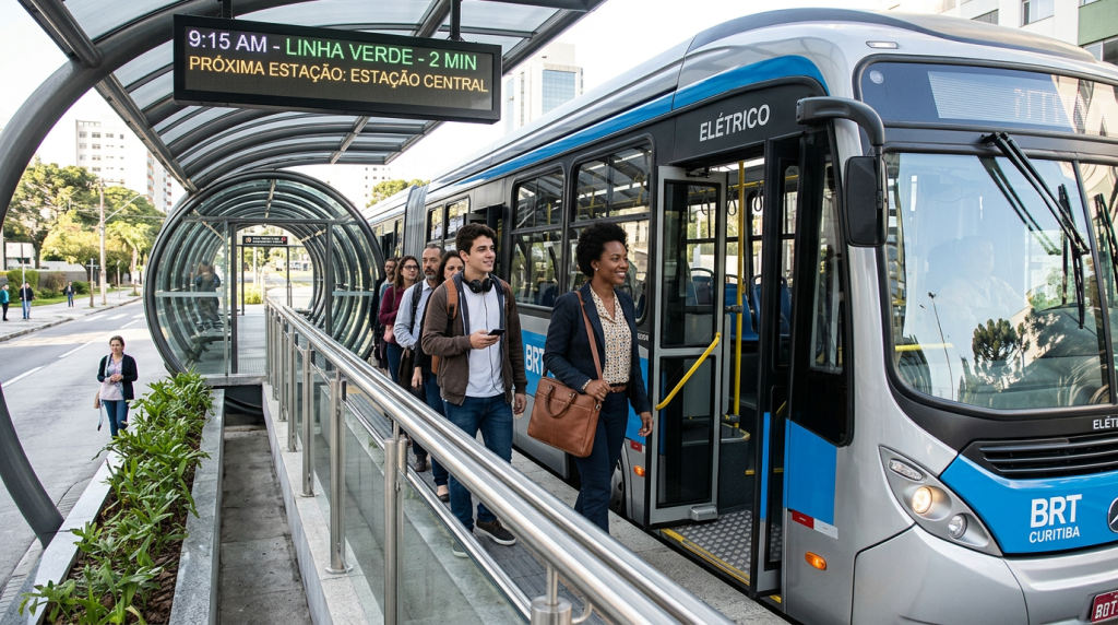 Curitiba (PR) lidera em 2026 como a metrópole da eficiência, atraindo quem busca transporte inteligente e parques a cada esquina
