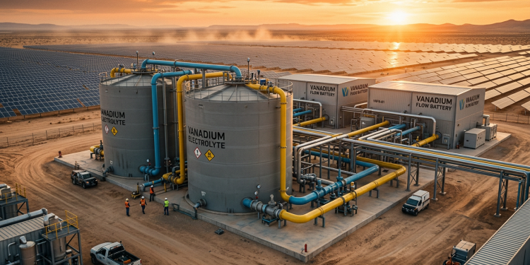O líquido metálico eterno que armazena a energia do deserto e nunca perde a potência, desbancando o lítio