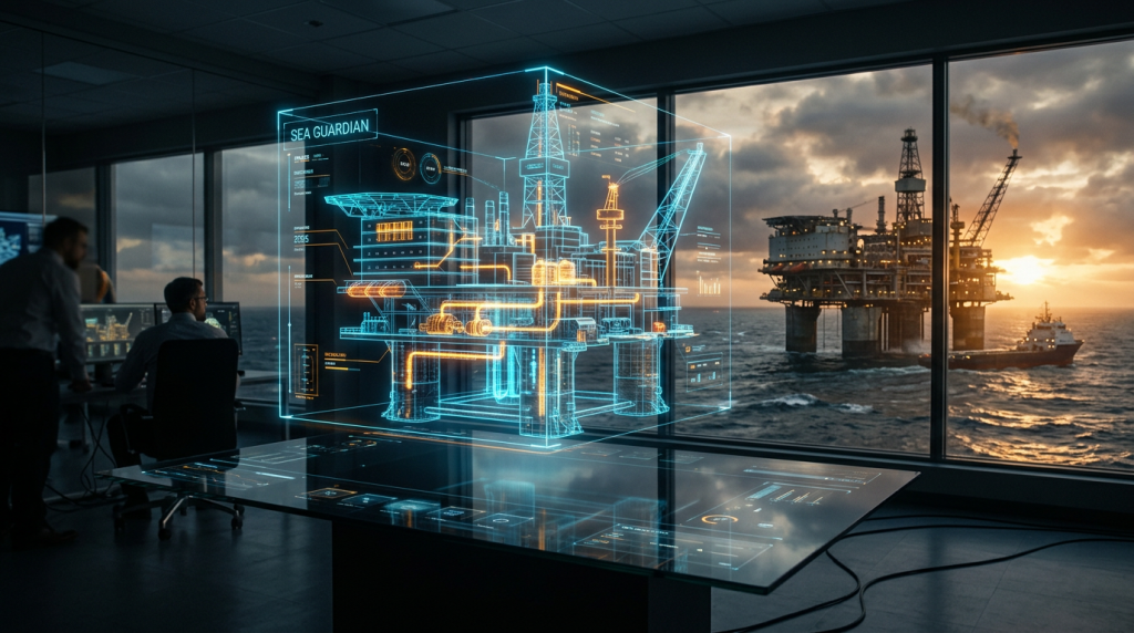 O simulador de Matrix que controla plataformas de petróleo reais e prevê desastres antes que eles aconteçam