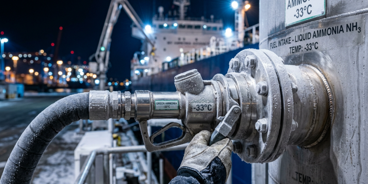 A nova fronteira da energia limpa no mar com o uso de amônia verde como combustível