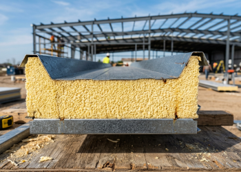 A tecnologia dos painéis sanduíche que promete obras rápidas e alto desempenho térmico