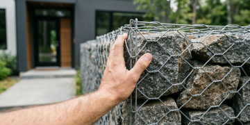 Vantagens do muro de gabião com gaiolas de aço galvanizado para drenagem natural do terreno