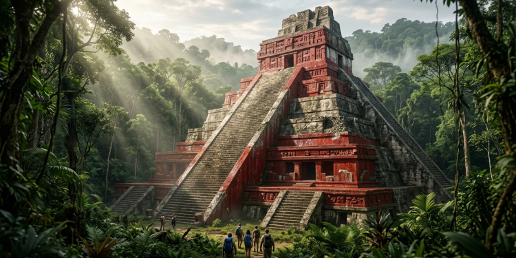 A conservação histórica revela que as pirâmides revestidas há 2000 anos com a técnica maia de estuque brilhante não se tornam ruínas desbotadas pelo tempo elas desenvolvem silenciosamente algo que a maioria das pinturas externas nunca precisou desenvolver a capacidade química de interagir com o sol e a chuva para se autolavar e preservar os murais vermelhos originais