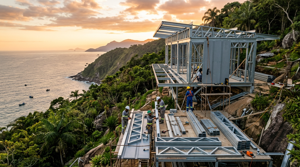 A inovação da construção a seco que está desbloqueando novos espaços para moradia no Brasil
