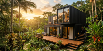 Casa container é resistente, mas abrir grandes vãos pode comprometer a estrutura original
