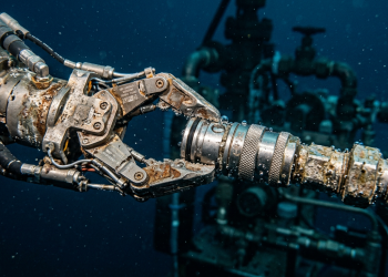 Japão Estados Unidos e Coreia do Sul começam a substituir enormes plataformas de petróleo por frotas de robôs submarinos autônomos que operam a 3 mil metros de profundidade