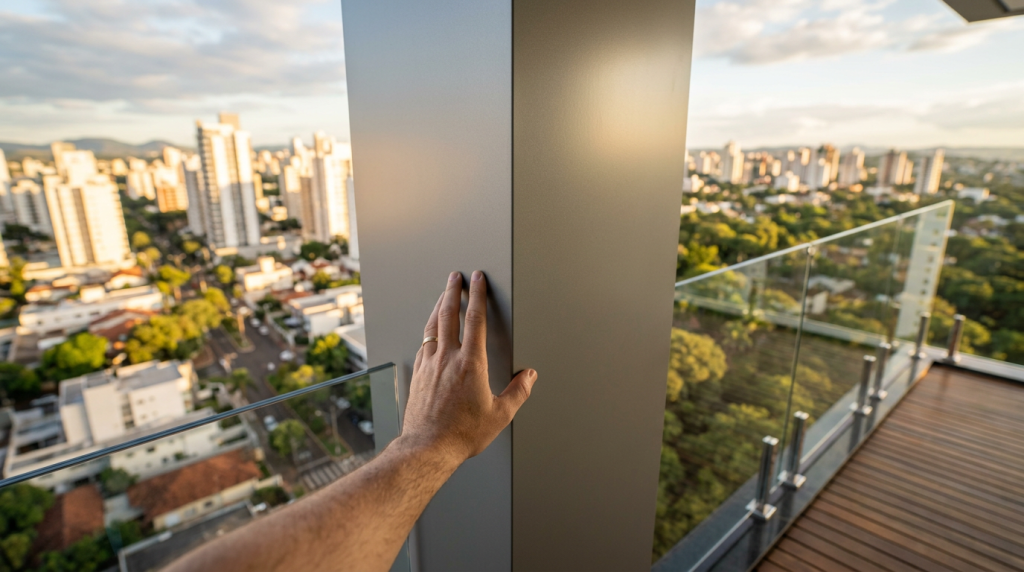 Projeto arquitetônico de casa com leveza estrutural para balanços ousados e design de luxo