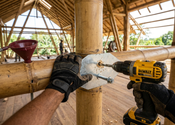 Brasil se junta a Colômbia, Indonésia e Filipinas ao usar o bambu gigante como aço estrutural nas casas: o que muda na resistência a terremotos e no preço da obra