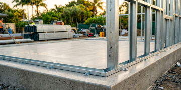 O engenhoso sistema de fundação em radier isolado projetado por engenheiros para construir casas térreas ultraleves capazes de resistir facilmente à umidade ascendente do solo e evitar rachaduras no piso