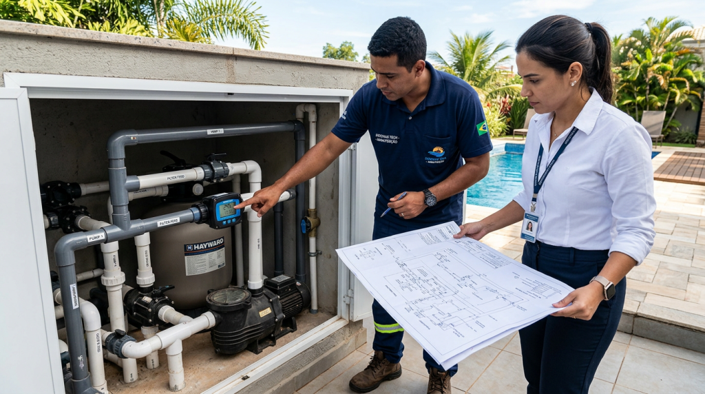 A engenharia de infraestrutura e drenagem na instalação de piscinas em terrenos residenciais