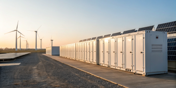 Austrália e Estados Unidos instalam fazendas de baterias de lítio do tamanho de estádios para armazenar energia solar e evitar apagões colossais durante o verão extremo