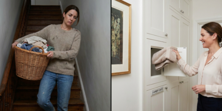 Quanto custa instalar um duto de roupas e nunca mais carregar cestos pesados pela casa