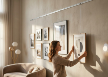 Quanto custa instalar trilho para quadros e pendurar quadros sem furar as paredes da casa
