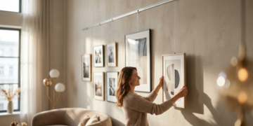 Quanto custa instalar trilho para quadros e pendurar quadros sem furar as paredes da casa