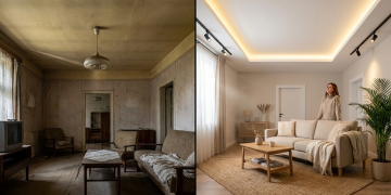 Quanto custa rebaixar o teto com gesso e criar uma iluminação moderna com LED?