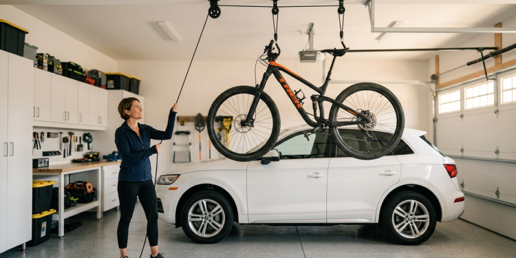 Veja quanto custa instalar um suporte de teto para bicicleta e como ele libera espaço e evita danos no carro