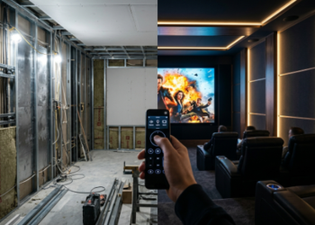 Quanto custa criar uma sala de cinema em casa com tecnologia de alto padrão