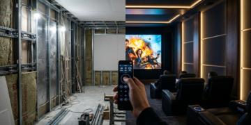 Quanto custa criar uma sala de cinema em casa com tecnologia de alto padrão