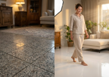 Quanto custa aplicar porcelanato líquido sobre o piso antigo e modernizar a casa
