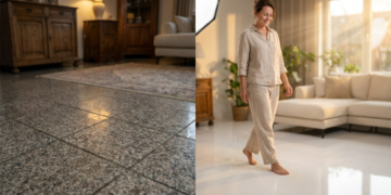 Quanto custa aplicar porcelanato líquido sobre o piso antigo e modernizar a casa