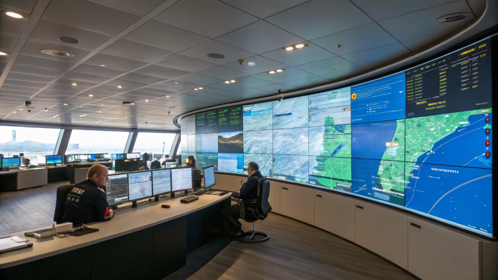 O primeiro navio cargueiro 100% autônomo do mundo começa a navegar nos fiordes da Noruega sem tripulação e sem combustível fóssil movido apenas por um gigantesco banco de baterias