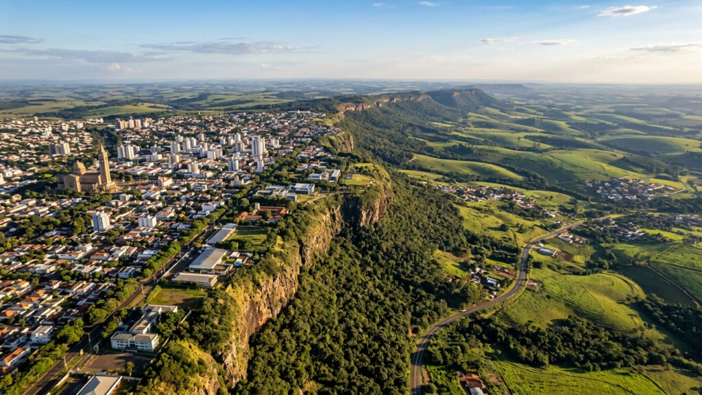Cidade do interior de São Paulo, situada a 800 metros de altitude nas colinas de Cuesta, destaca-se no estado por sua excelente qualidade de ar