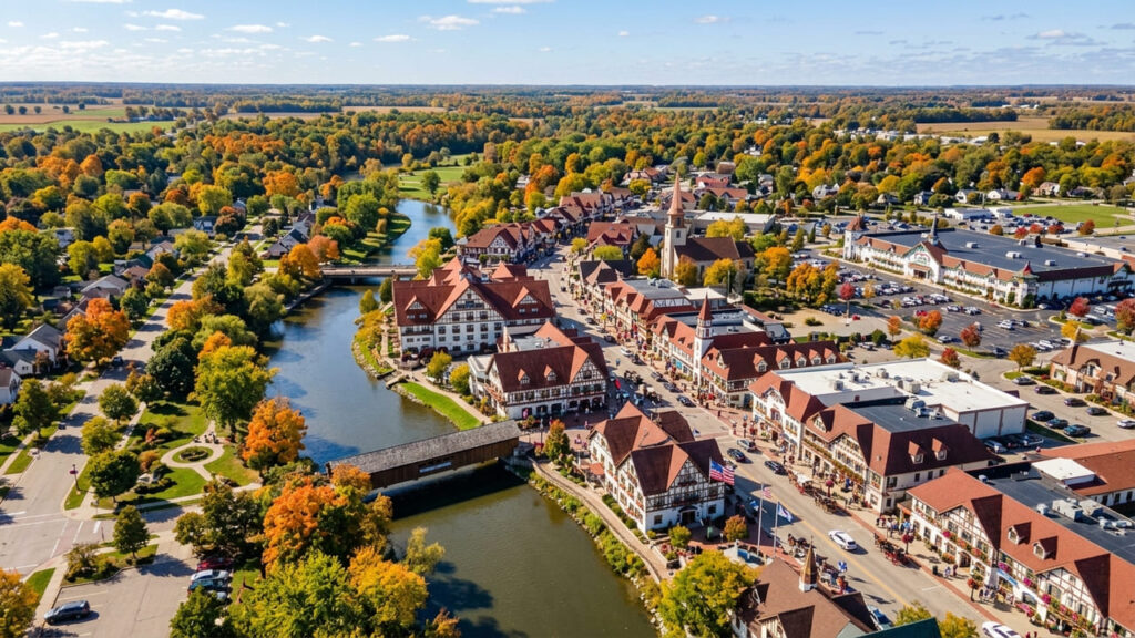 Cidade fundada em 1845 por imigrantes alemães no Michigan mantém a herança da Baviera viva em sua arquitetura, culinária e festivais
