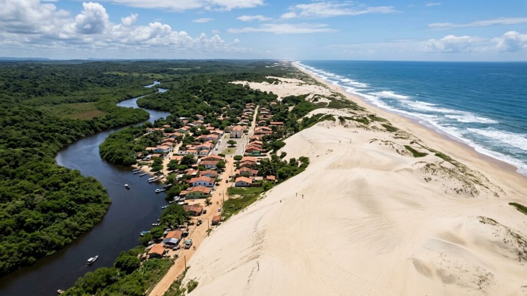 Cidade ideal para quem busca dunas gigantescas de areia e festas de forró abriga as ruínas soterradas da antiga vila no norte do Espírito Santo