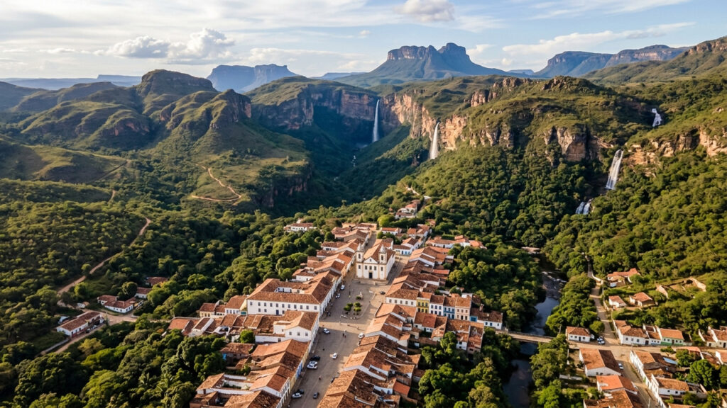Cidade ideal para quem ama ecoturismo preserva as suas históricas ruas de paralelepípedos e serve de entrada para o parque nacional na Bahia