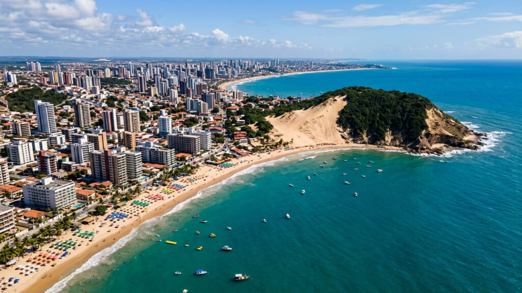 A capital nordestina que oferece cerca de 300 dias de sol por ano e fica ao lado do maior cajueiro do mundo em uma orla repleta de dunas gigantes