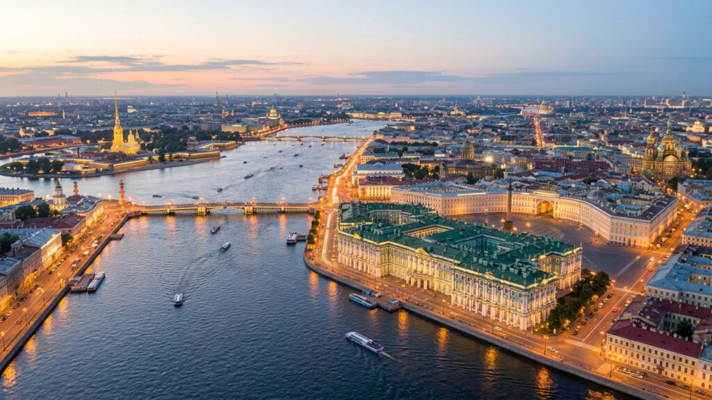 Com seus canais navegáveis inspirados em Veneza e palácios barrocos, a histórica cidade fundada em 1703 é a capital da cultura na Rússia