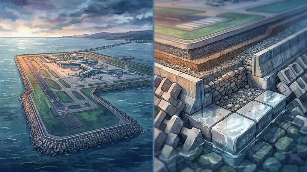 Aeroporto em ilha artificial na Baía de Jinzhou