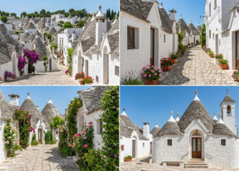 Cidade ideal para quem busca arquitetura única na Itália encanta os turistas com suas icônicas casas de pedra com telhados cônicos