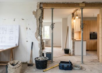Quanto custa contratar um pedreiro para abrir uma parede e integrar sala e cozinha em 2026 sem comprometer a estrutura