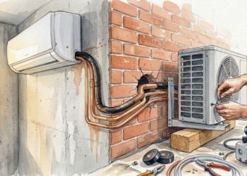 Quanto custa comprar e instalar ar-condicionado split em 2026 e por que ponto elétrico, dreno e distância da condensadora pesam no preço final