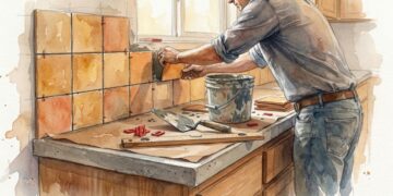 Quanto custa contratar um azulejista para colocar revestimento na parede da cozinha em 2026 e por que o alinhamento muda tudo