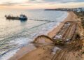 Portugal movimenta cerca de 2,2 milhões de toneladas de areia numa grande operação para poupar cerca de 37 metros de praias