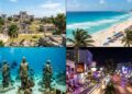 Cidade costeira que abriga as areias brancas e águas azul-turquesa do Mar do Caribe é considerada a capital do turismo internacional do México