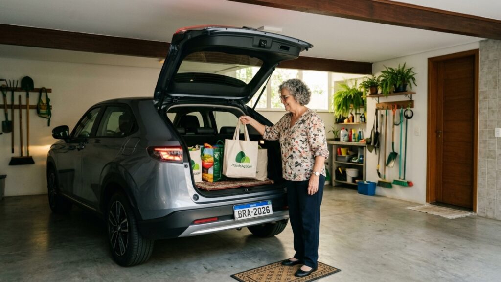 Um porta-malas que abre por sensor muda a relação deste SUV com supermercado, chuva e mãos ocupadas